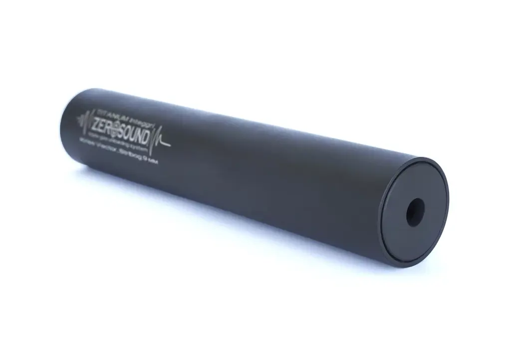 Саундмодератор Zerosound Titan INTTEGRI 9 mm різьба 15*1 Вlack - фото 3