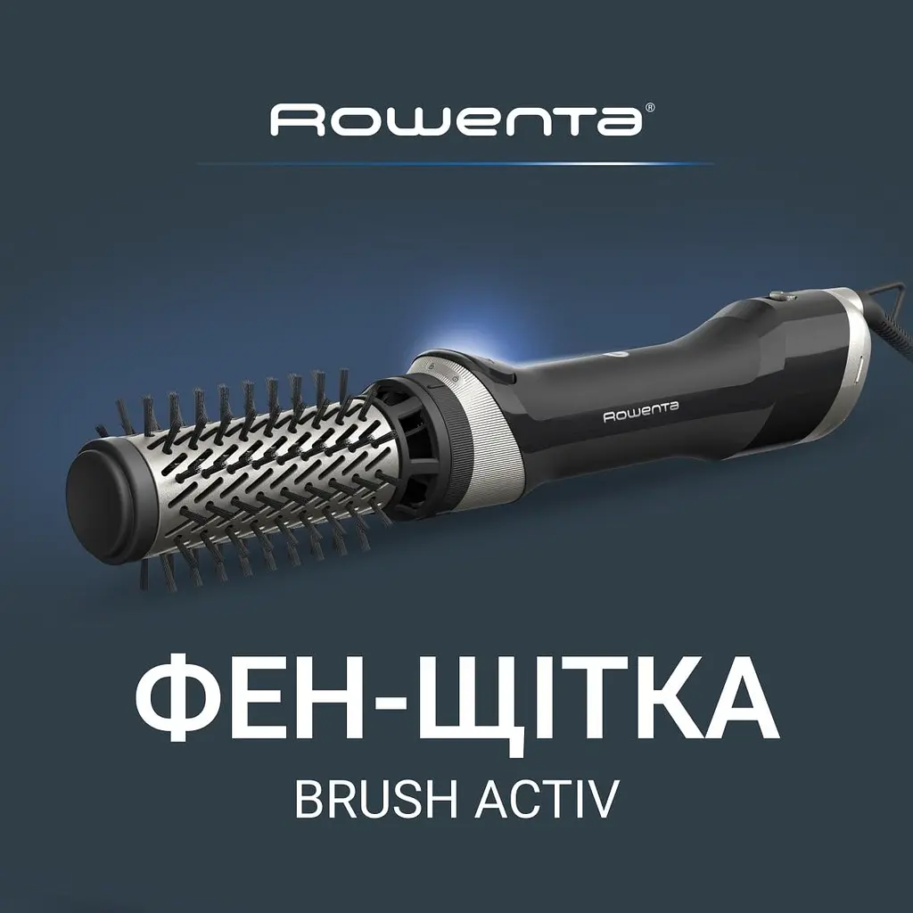 Фен-щетка Rowenta Renewal Brush Active 1000 Вт черный (UB9540F0) - фото 15