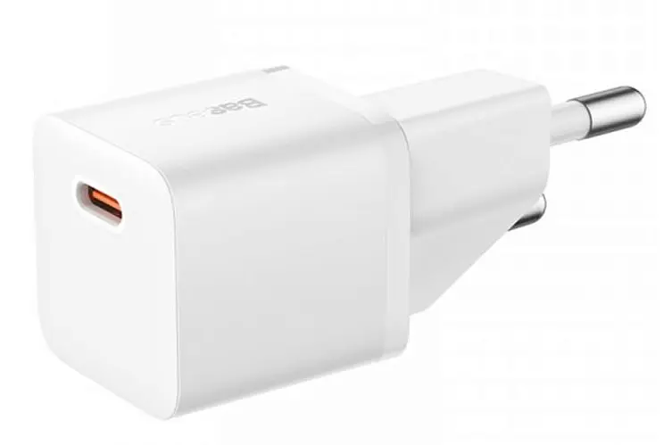 СЗУ Baseus GaN5 Mini Fast Charger 25W White Type-C to Type-C cable (P10110909213-01) - фото 3