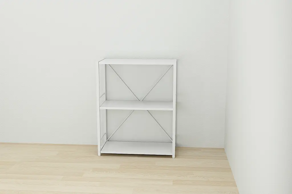 Етажерка 3/60 Ferrum-decor Серії Коннект 73x60x28 білий ДСП Білий 16мм (FRD-104260) - фото 2
