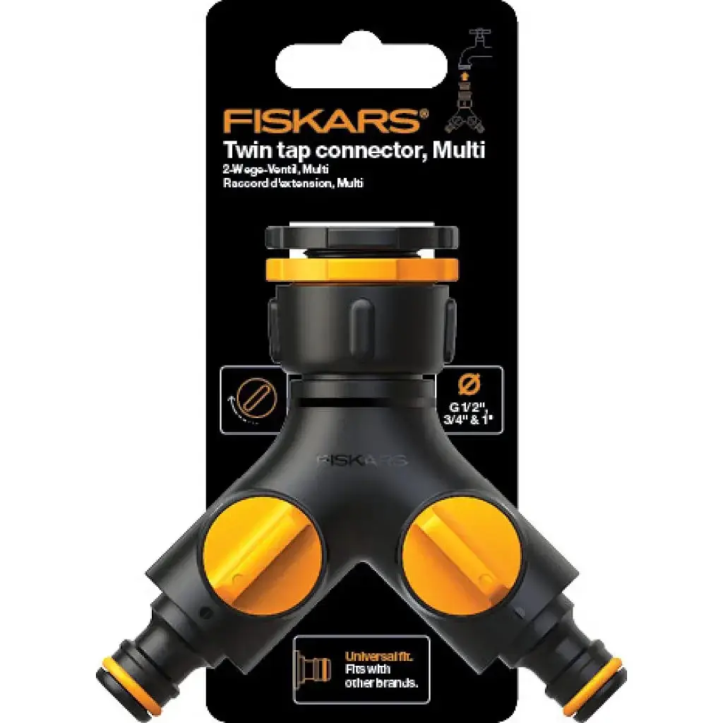 Штуцер двоканальний Fiskars 33.3 мм 118 мм (1027061) - фото 4