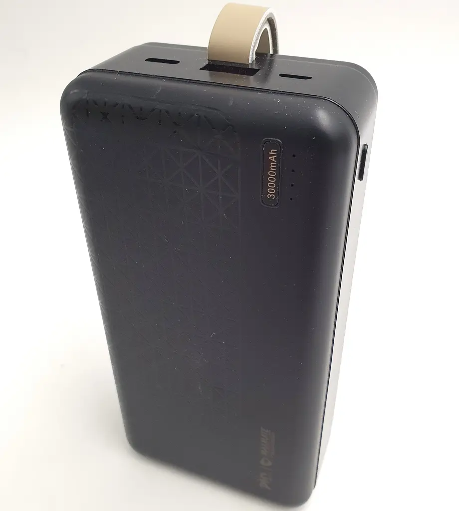 Потужний Повербанк Power Bank із швидкою зарядкою 30000mAh USB /Type-C PD/QC 20W Maxmate MMP30S чорний - фото 6