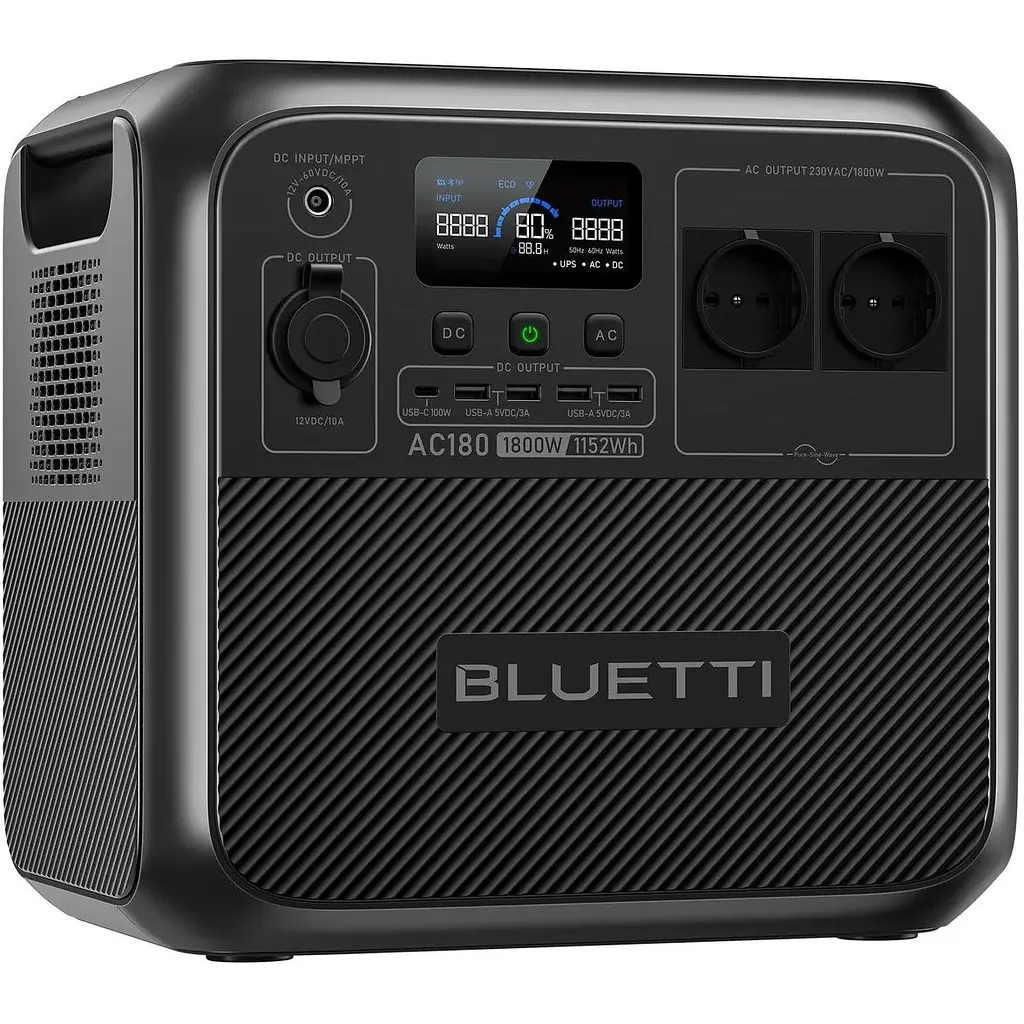 Зарядна станція Bluetti AC180, 1800 Вт - фото 3