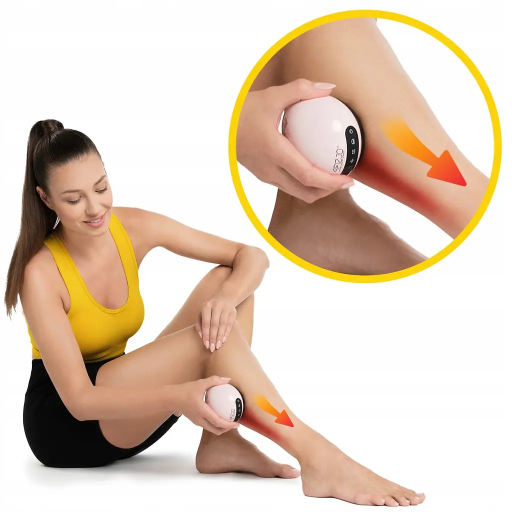 Масажна вакуумна банка 4FIZJO акумуляторна з ІЧ прогріванням 4FJ0518 Pink (P-5907739318701) - фото 4