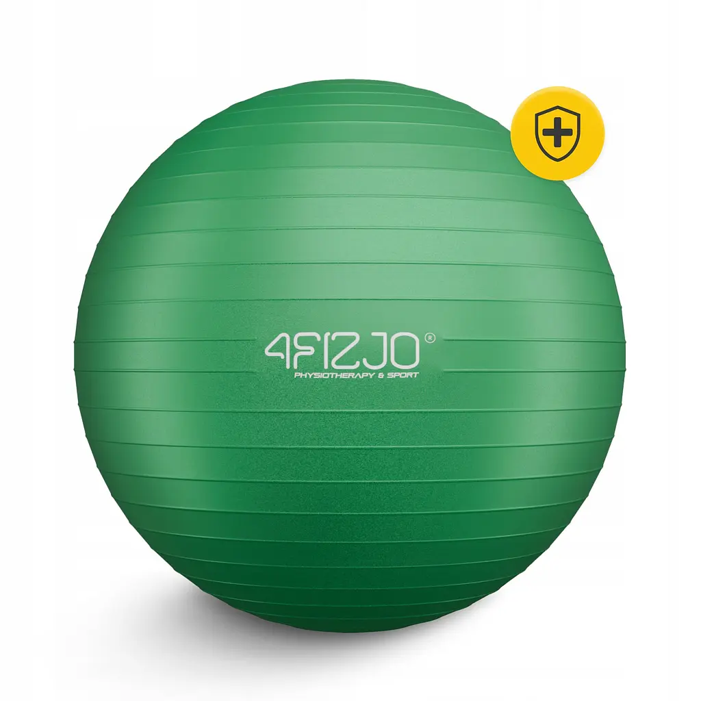 Мяч для фитнеса (фитбол) 4FIZJO 55 см Anti-Burst Green (P-5907739316264) - фото 9