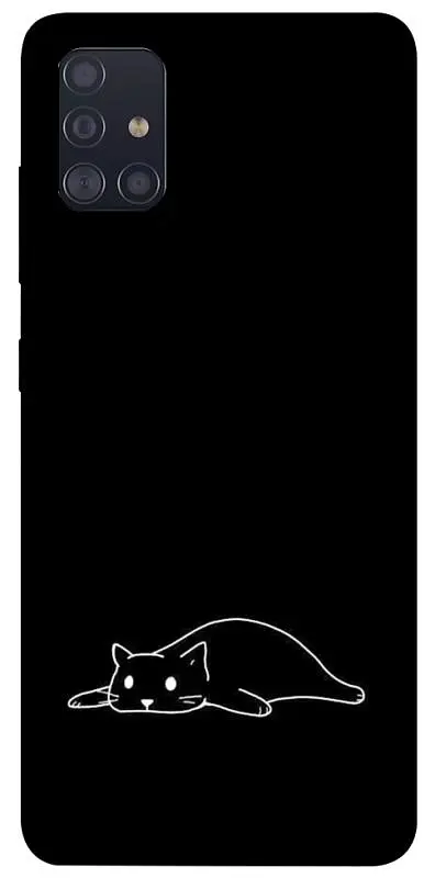 TPU чохол Demsky Lazy cat для Samsung Galaxy A51