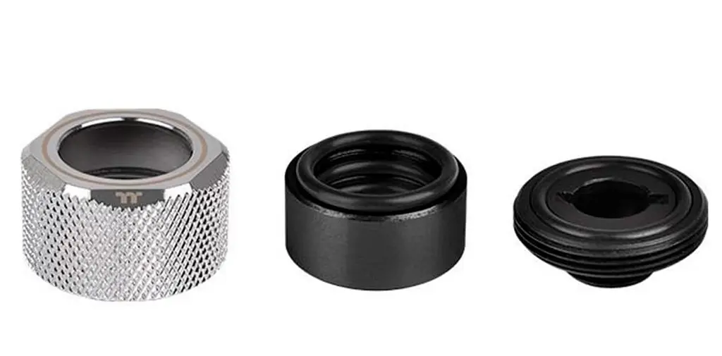 Фитинг Thermaltake Pacific C-Pro G1/4 PETG 16mm OD Compression - Chrome/DIY LCS (CL-W213-CU00SL-A) - фото 3
