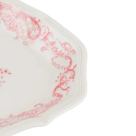 Тарілка Elisey Рожевий візерунок 24 см (9198-001) 1 шт - фото 2