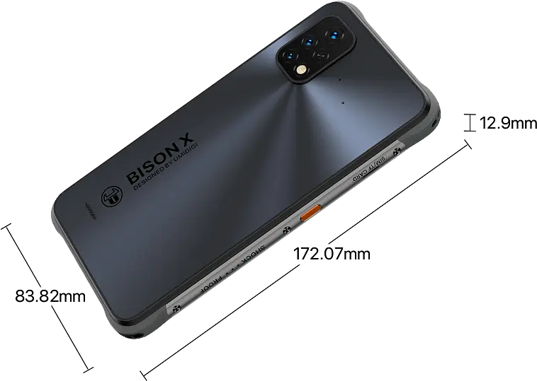 Смартфон Umidigi Bison X10S 4/32Gb grey - фото 4