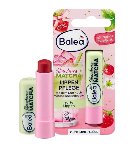 Бальзам для губ "Полуниця Матча" Balea Strawberry Matcha