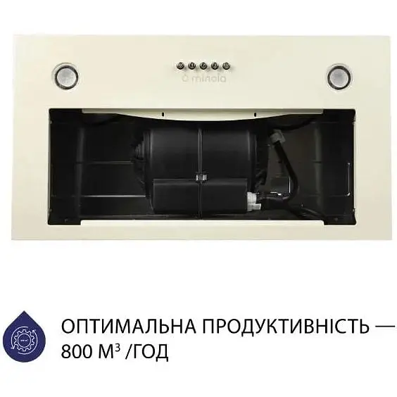 Вытяжка встроенная Minola HBI 5327 IV 800 LED - фото 2