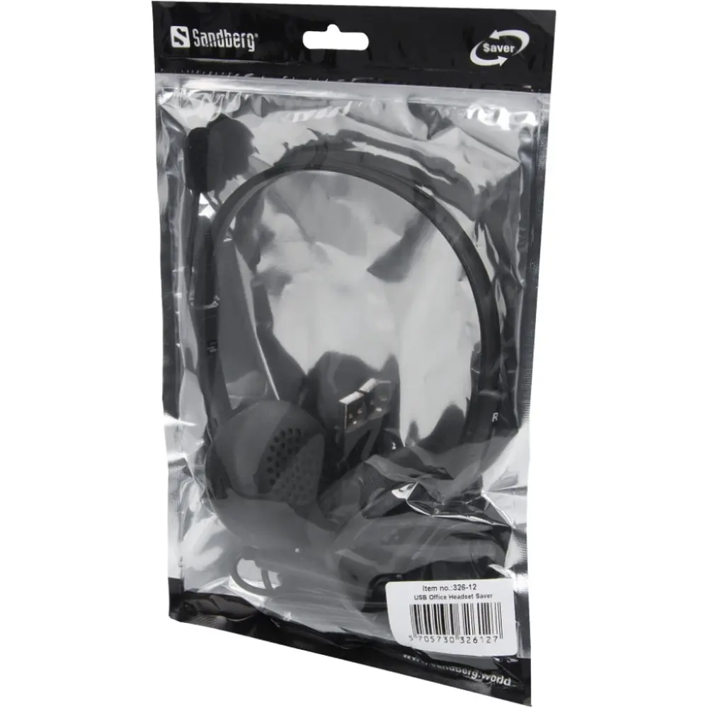 Гарнітура Sandberg USB Office Headset Чорний - фото 4