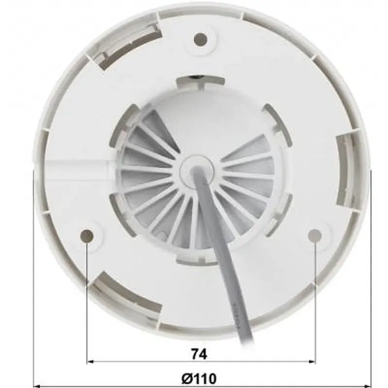 Камера відеоспостереження Hikvision DS-2CE72DFT-F (3.6) - фото 3