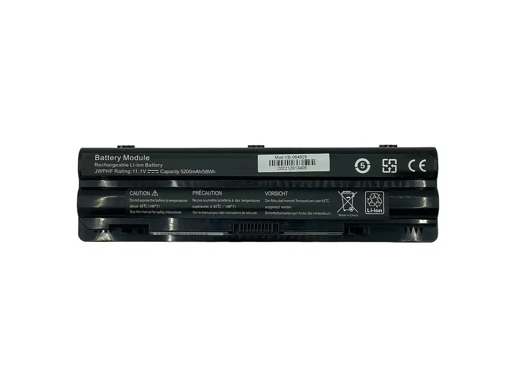 Акумулятор для ноутбука Dell JWPHF XPS15 11.1V Black 4400 mAh - фото 2