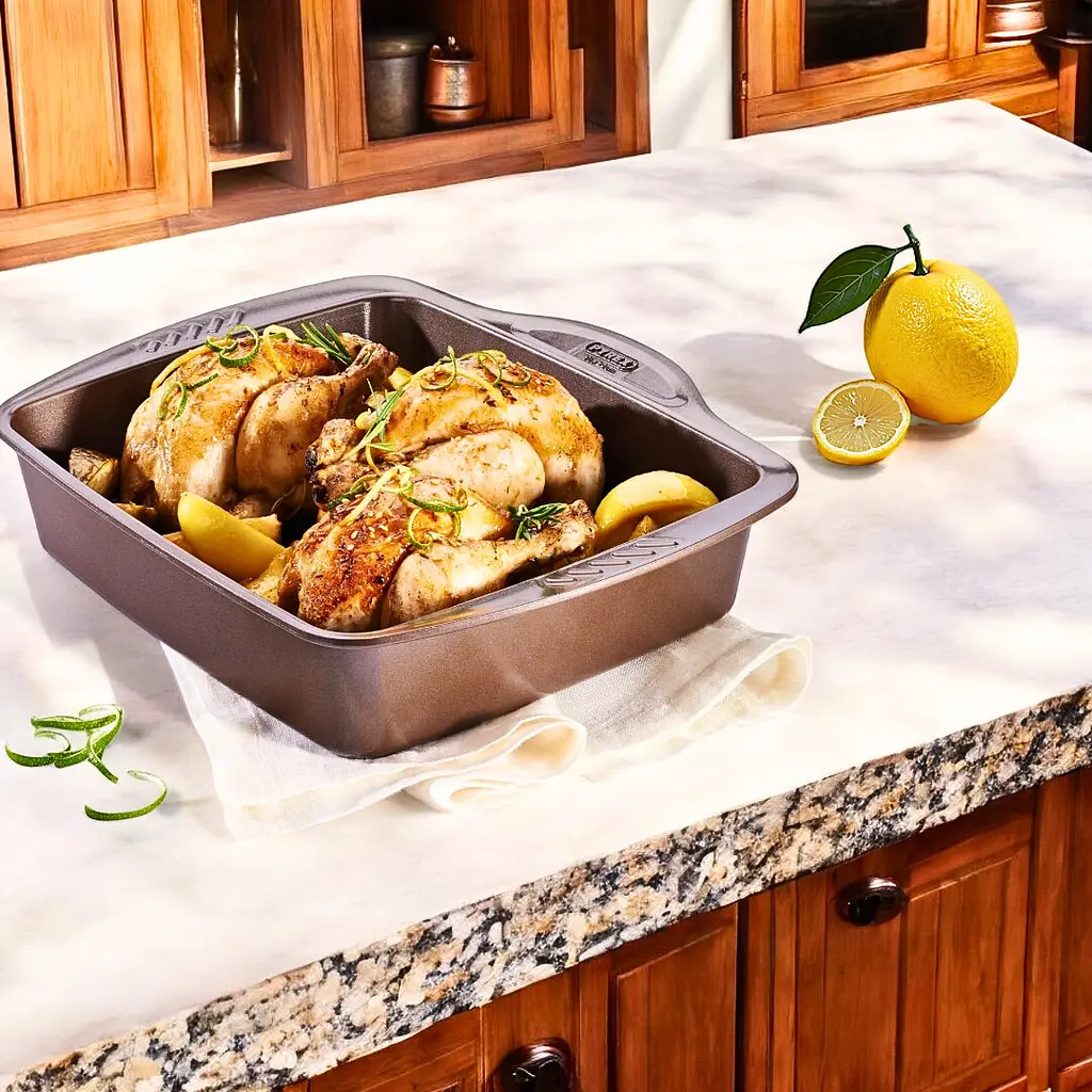 Форма для выпечки Pyrex Asimetria Easy-Grip Rectangular Roaster 35x27 см (6219941) - фото 5
