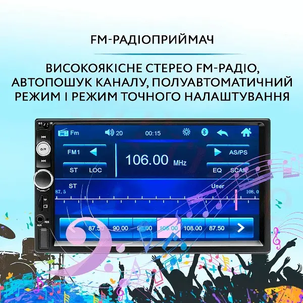 Японська 2-din магнітола в авто - фото 4