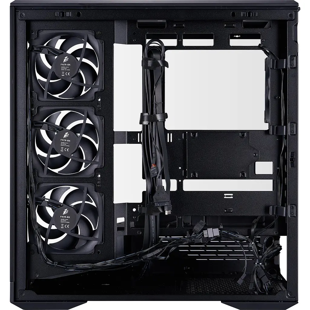 Корпус 1stPlayer GM7-BK-3FN7R-1FN7 Black - фото 5