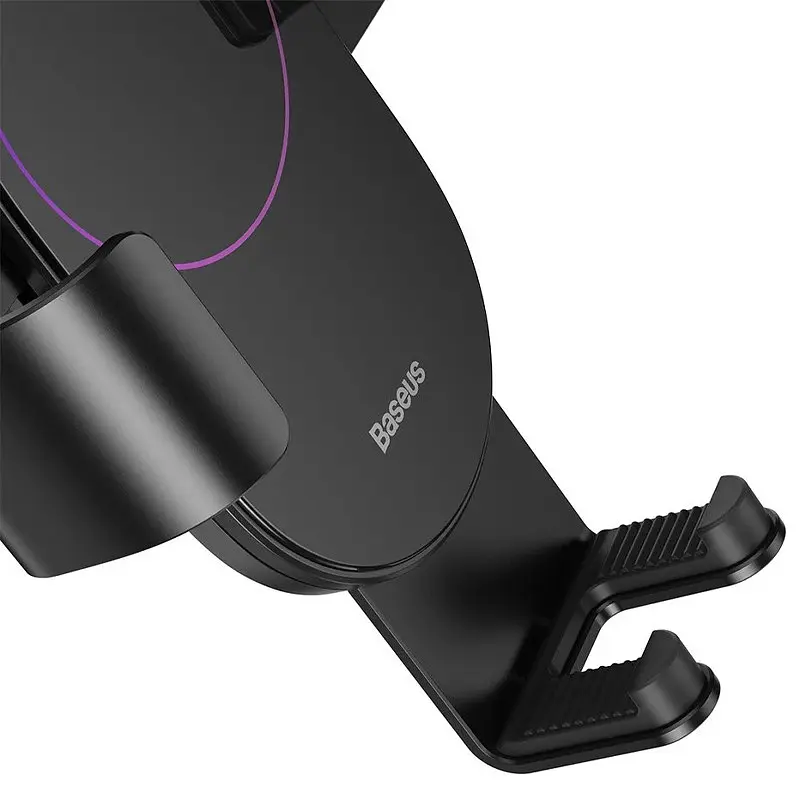 Автомобільний утримувач холдер Baseus Simplism Gravity Car Mount Holder SUYL-JY01 Black - фото 3