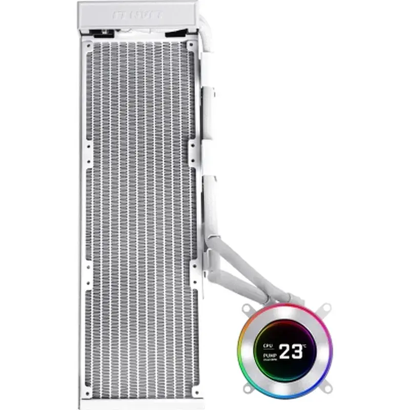 Система рідинного охолодження Lian Li HydroShift II LCD-C 360CL, White (G89.GHS2LCD36RW.00) - фото 3