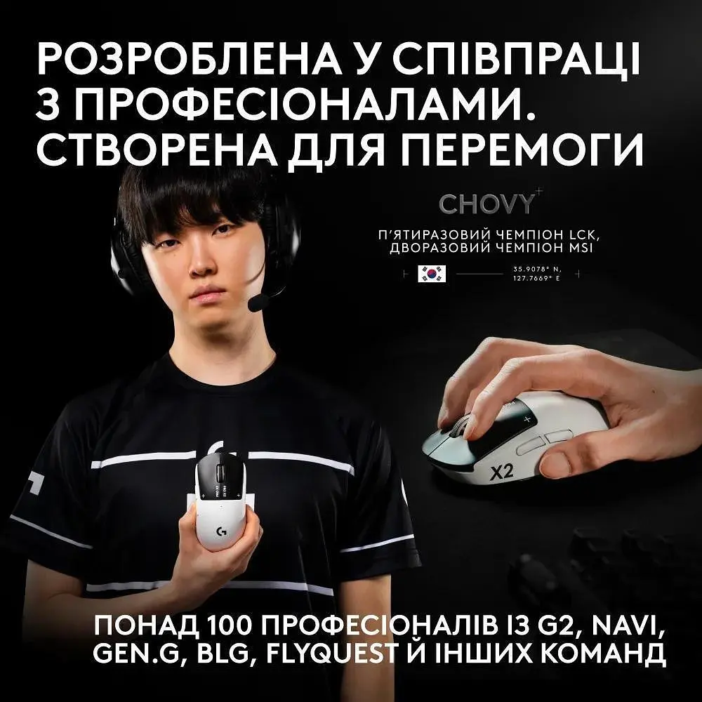 Миша Logitech G Pro X2 Superstrike (910-007776, 910-007777) - фото 10