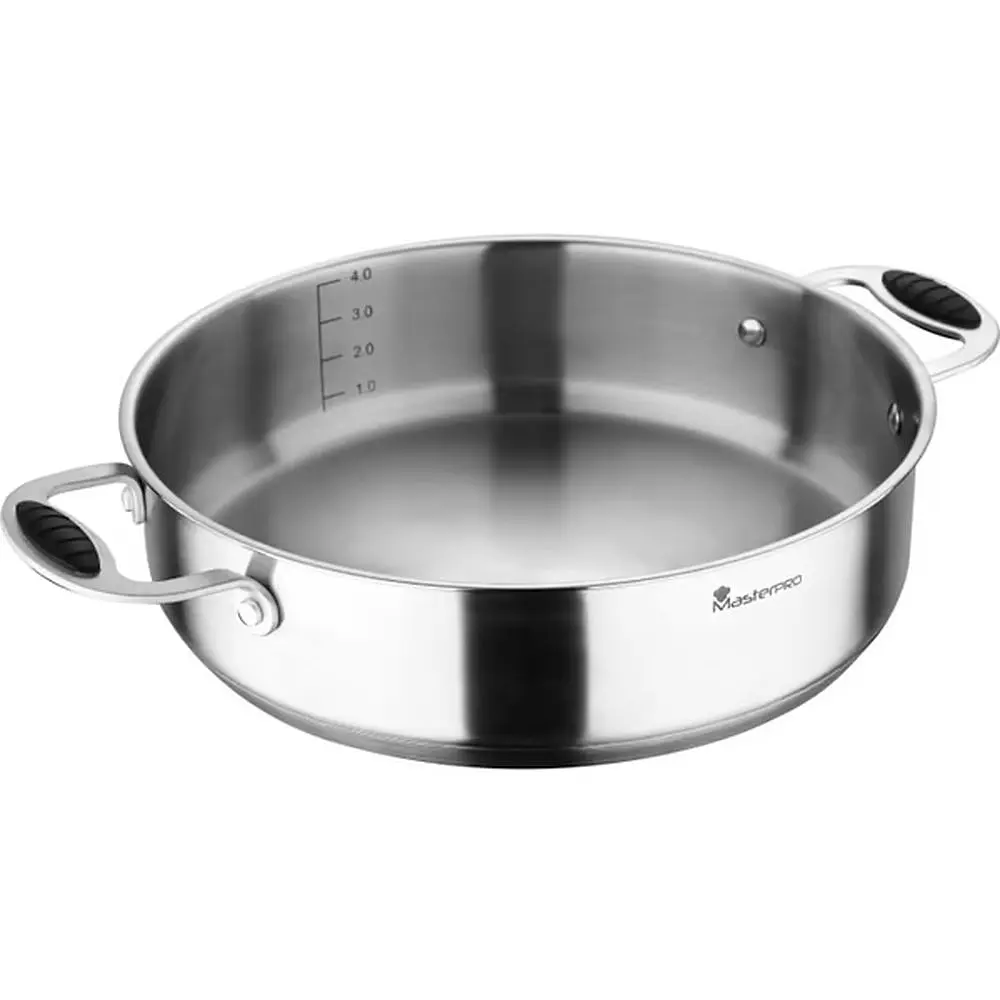 Сотейник с крышкой MasterPro Foodies collection 28 см 4.4 л (BGMP-1594) - фото 2