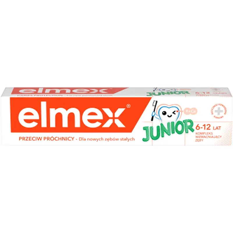 Дитяча зубна паста Elmex Junior від 6 до 12 років 75 мл (4007965560606) - фото 3