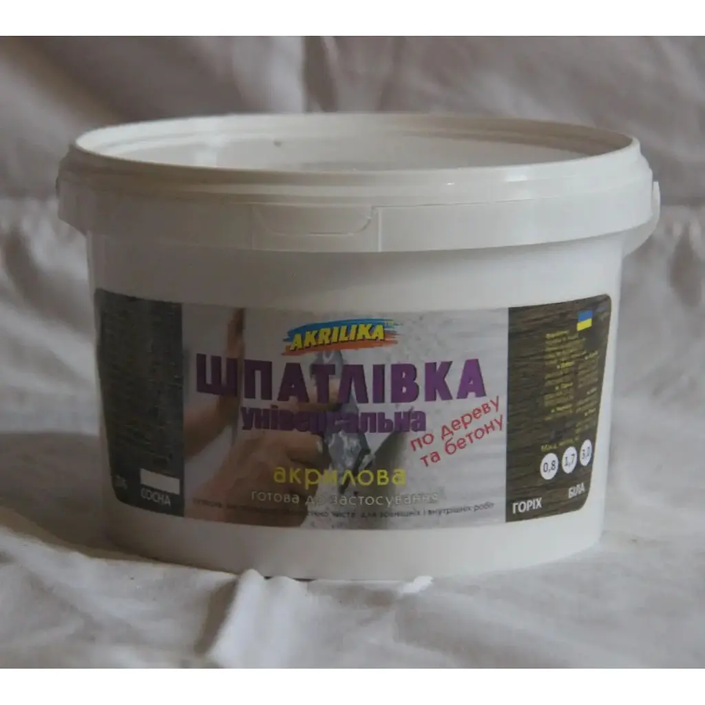 Шпаклівка Akrilika універсальна 3 кг біла - фото 2