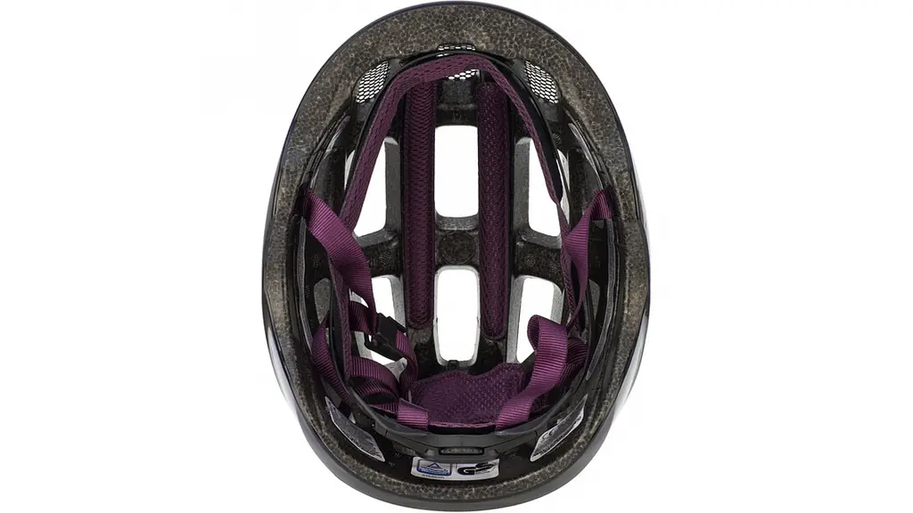 Велошолом Abus Youn-I 2.0 Black Violet S (1007-401664) - фото 7