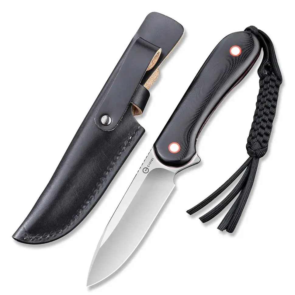 Ніж Civivi Fixed Blade Elementum Satin Black G10 (C2104A) - фото 4