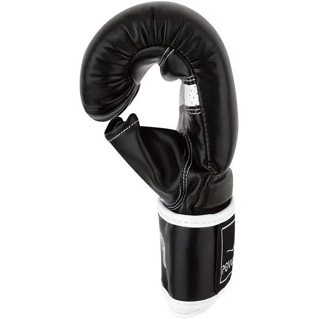 Перчатки боксерские PowerPlay 3025 Black/White - S - фото 3