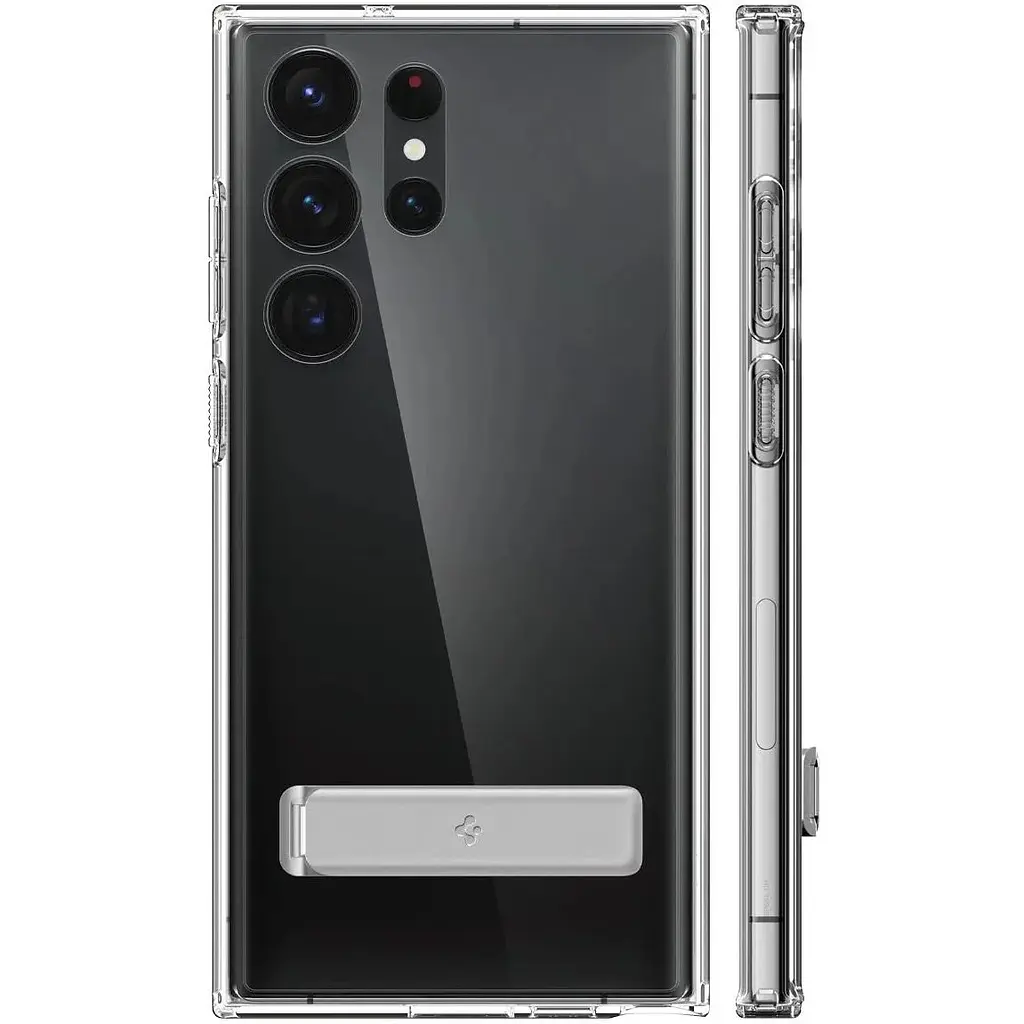 Чохол із підставкою Spigen Slim Armor Essential S для Samsung Galaxy S23 Ultra Clear ACS05642 - фото 9