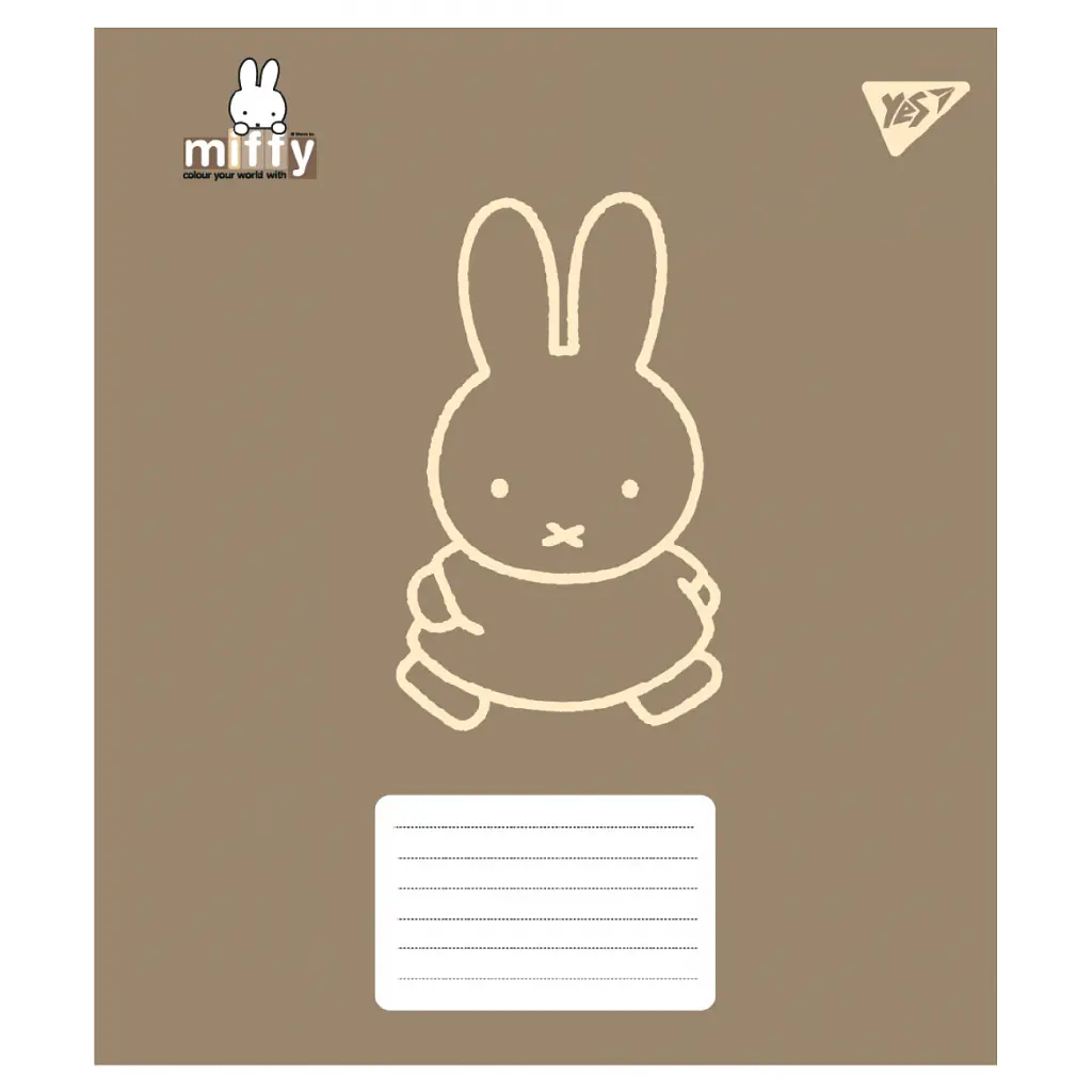 Зошит Yes Miffy Bunny А5 18 аркушів лінія (767621), в асортименті - фото 3