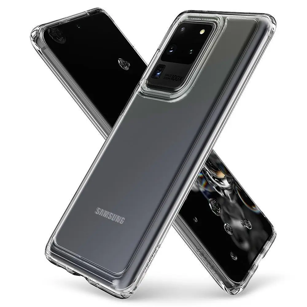 Чохол протиударний прозорий Spigen Ultra Hybrid Crystal ACS00746 для Samsung Galaxy S20 Ultra Clear - фото 3