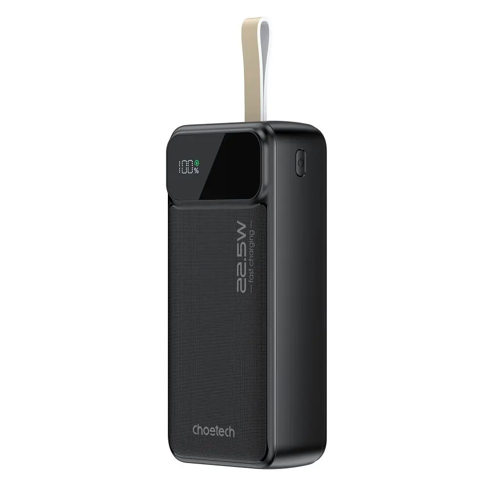 Повербанк 30000 mAh Choetech B730 Black 22.5W QC3.0 PD3.0 (43-00116) - фото 8