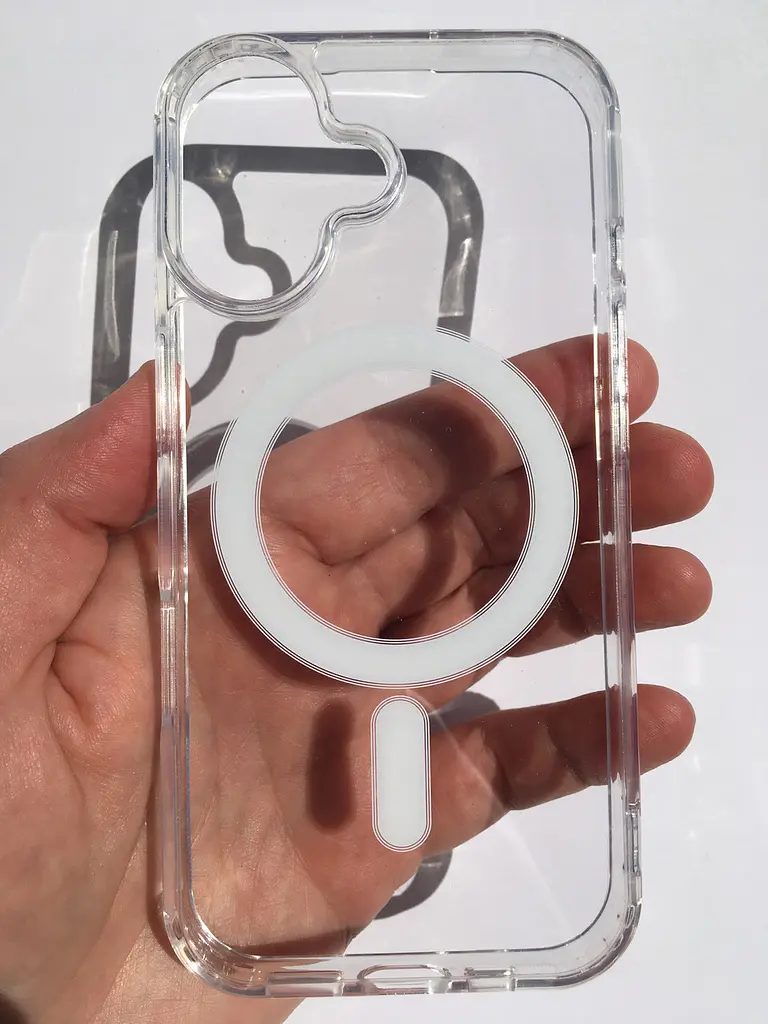Протиударний чохол для Apple iPhone 17 Clear Case Ultra Hybrid MagSafe Прозорий з магнітом - фото 6