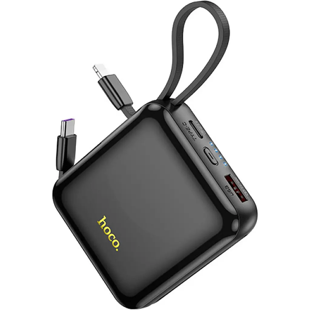 Зовнішній акумулятор Hoco Q23 Blade 10000mAh 22.5W Black [612647] [109961] - фото 2