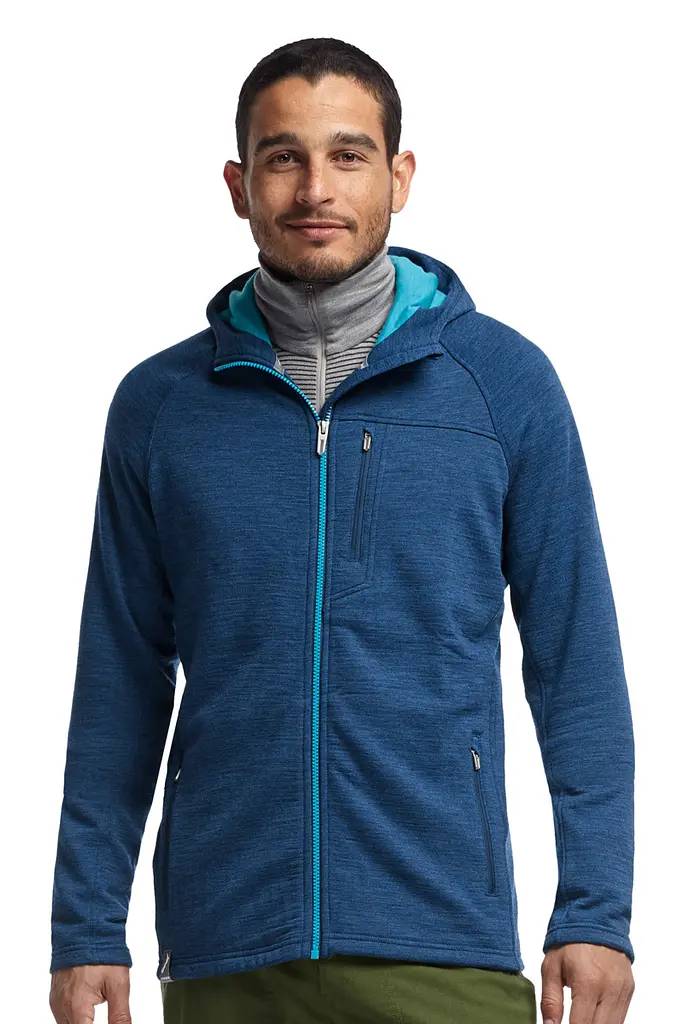 Кофта Icebreaker Sierra LS Zip 477 Equinox/Aegean XL (1052-101 477 401 XL) - фото 2
