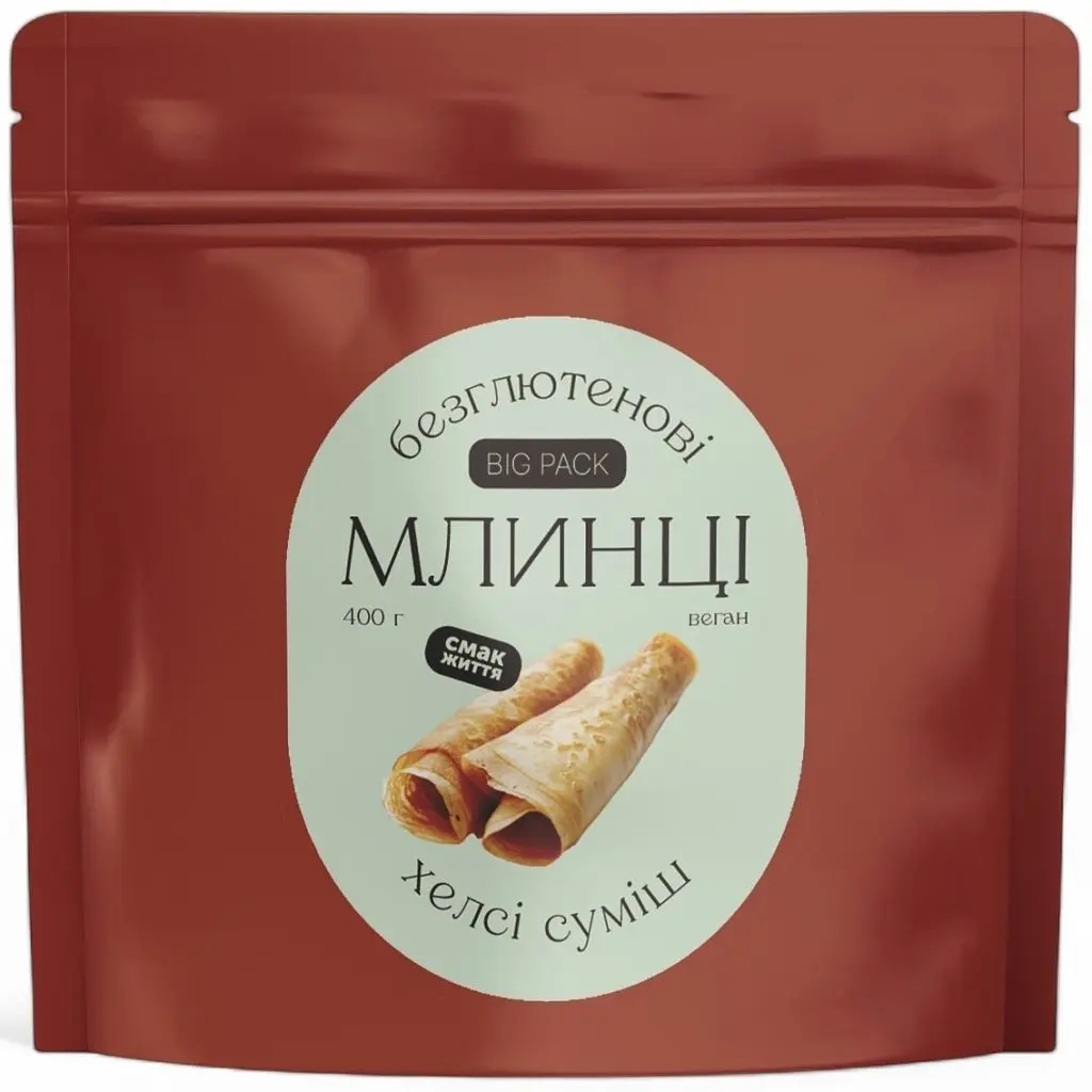 Млинці безглютенові (суміш для приготування) Смак Життя 400 г (11505-400)