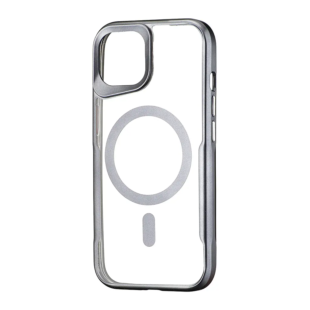 Чохол Metal Frame with MagSafe iPhone 15 Black