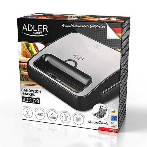 Сендвічниця Adler AD 3079 - фото 6