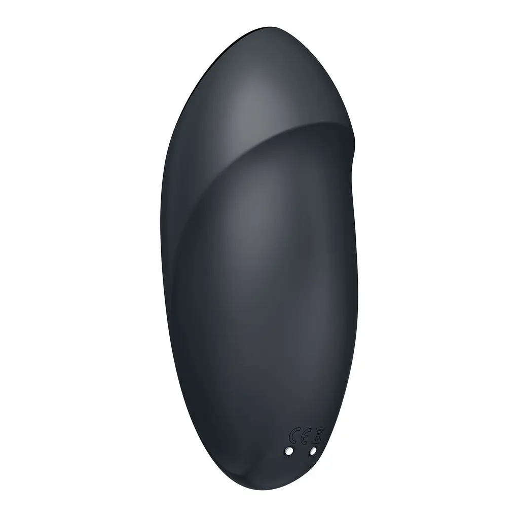 Вібростимулятор-пульсатор Satisfyer Tap & Climax 1 Grey, ефект постукування пальцем, 2 мотори - фото 5