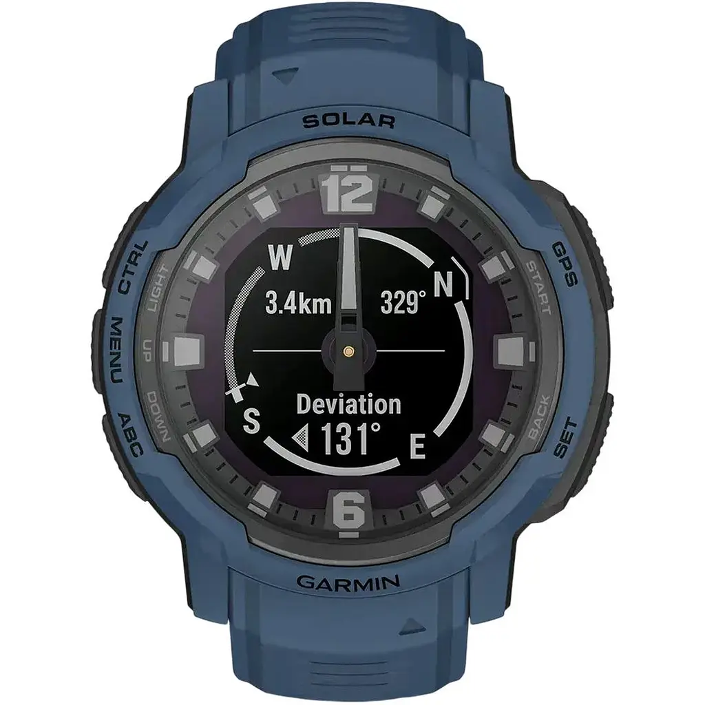 Смарт-годинник Garmin Instinct Crossover Solar Tidal Blue (010-02730-12/02) [171557] - фото 10