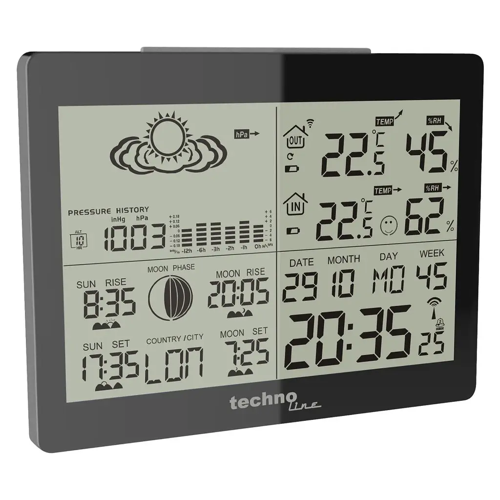 Метеостанція Technoline WS6760 Black (WS6760) - фото 3