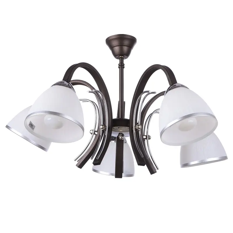Люстра потолочная Brille классическая E27 60W BR (LK-548C/5) - фото 5