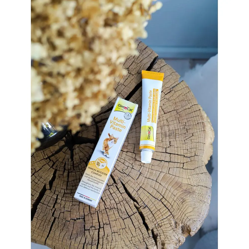 Ласощі для кішок GimCat Multi-Vitamin Paste мультивітамін 50 г - фото 5