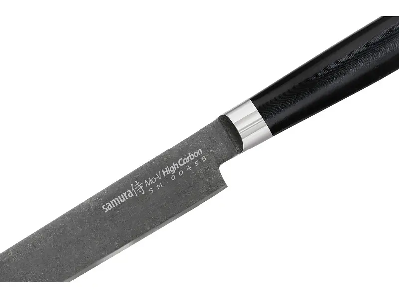 Кухонний ніж SAMURA MO-V Stonewash (SM-0045B) - фото 6