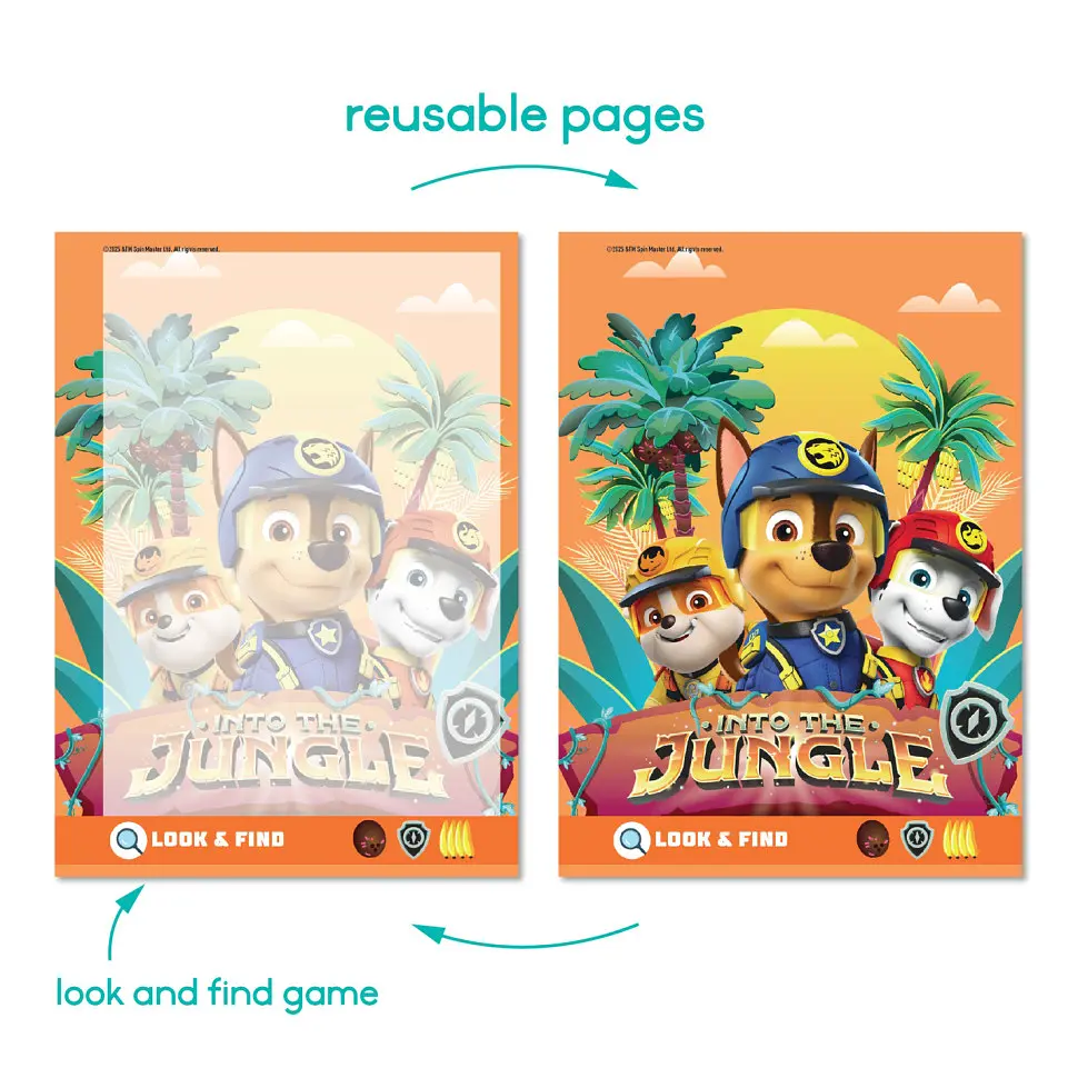 Водні розмальовки "Джунглі. Щенячий патруль" 200630, 8 сторінок - фото 6