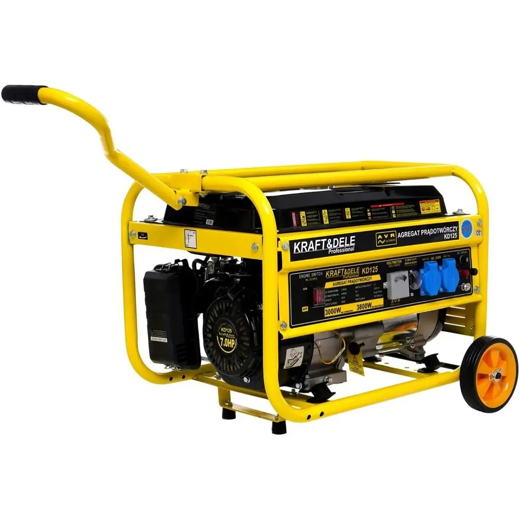 Генератор газово-бензиновий Kraft&Dele KD125 [DD0006912] [129091] - фото 4