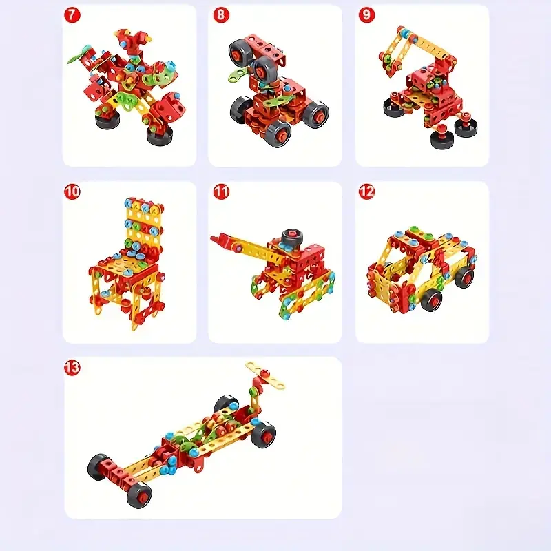 3Д Конструктор для дітей Puzzle Creative 287 елементів - фото 4