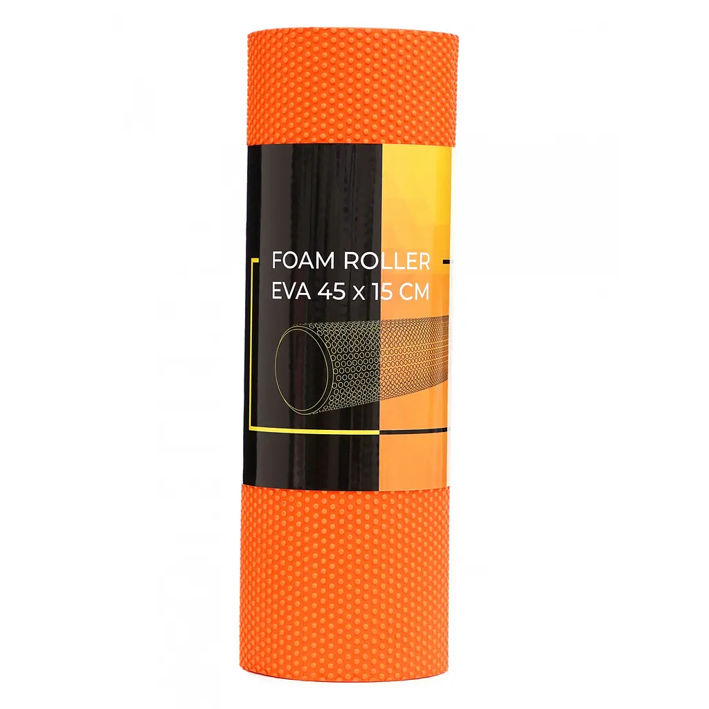Масажний ролик Cornix EVA+ 45 x 15 см (валик, ролер) XR-0302 Orange - фото 4